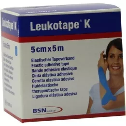 LEUKOTAPE K 5 cm light blue, 1 pc