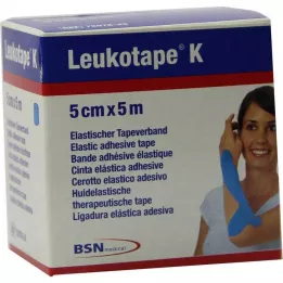 LEUKOTAPE K 5 cm light blue, 1 pc