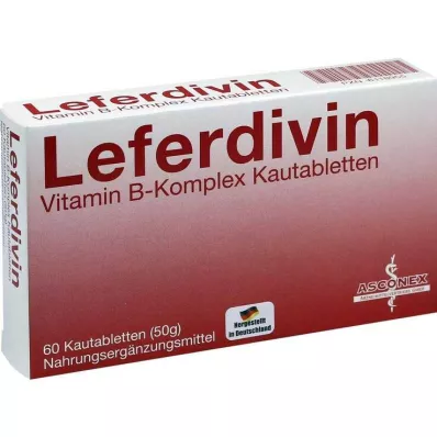 LEFERDIVIN Vitamin B complex chewable tablet, 60 pcs LEFERDIVIN Vitamin B complex chewable tablet, 60 pcs
