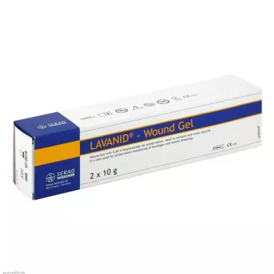 LAVANID Wound gel, 2X10 g