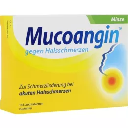 MUCOANGIN Mint 20 mg lozenges, 18 pcs