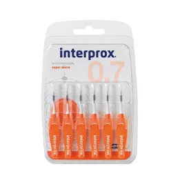 INTERPROX super micro orange interdental blis, 6 pcs