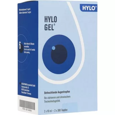 HYLO-GEL Eye drops, 2X10 ml