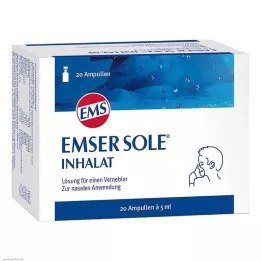 EMSER Brine inhalate solution for nebuliser, 20 pcs
