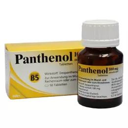 PANTHENOL 100 mg Jenapharm tablets, 50 pcs