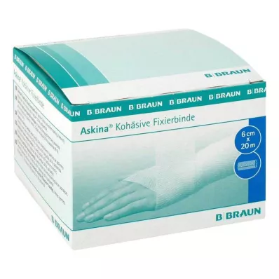 ASKINA Fixation bandage cohesive 6 cmx20 m, 1 pc ASKINA Fixation bandage cohesive 6 cmx20 m, 1 pc