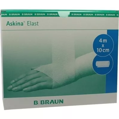 ASKINA Elast bandage 10 cmx4 m loose, 20 pcs