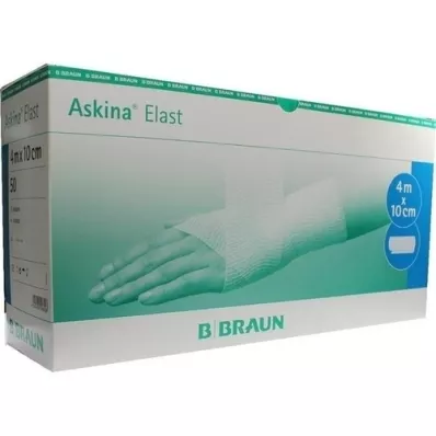 ASKINA Elast bandage 10 cmx4 m loose, 50 pcs