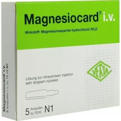 MAGNESIOCARD i.v. solution for injection, 5X10 ml