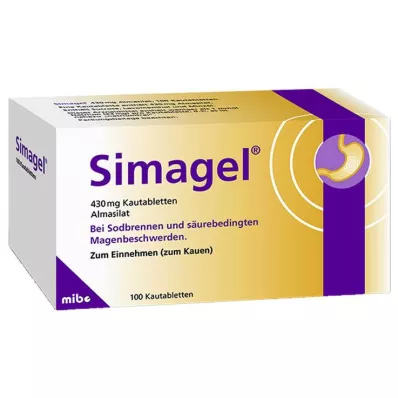 SIMAGEL Chewable tablets, 100 pcs SIMAGEL Chewable tablets, 100 pcs