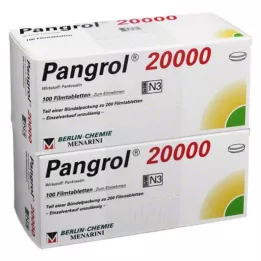 PANGROL 20,000 enteric-coated tablets, 200 pcs