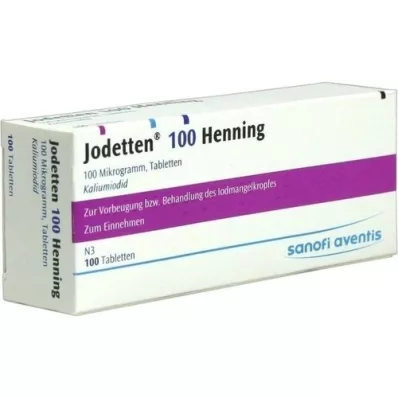 JODETTEN 100 Henning tablets, 100 pcs