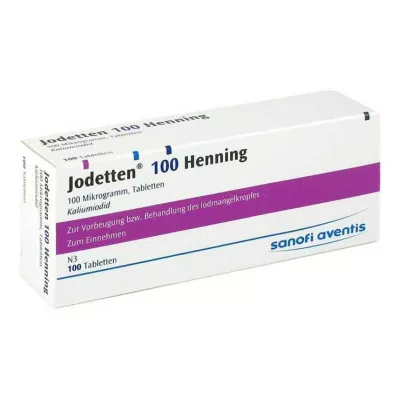 JODETTEN 100 Henning tablets, 100 pcs JODETTEN 100 Henning tablets, 100 pcs