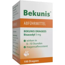 BEKUNIS Bisacodyl 5 mg enteric-coated tablets, 100 pcs