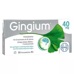GINGIUM Film-coated tablets, 30 pcs