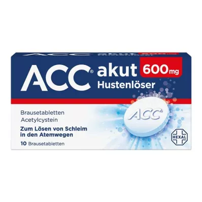 ACC acute 600 effervescent tablets, 10 pcs ACC acute 600 effervescent tablets, 10 pcs