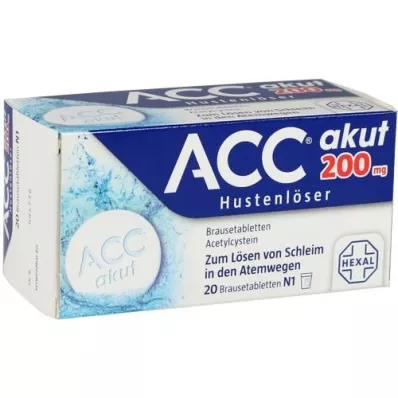 ACC acute 200 effervescent tablets, 20 pcs