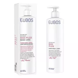 EUBOS FLÜSSIG red w.fresh fragrance w.dispenser, 400 ml