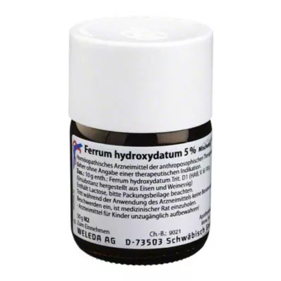 FERRUM HYDROXYDATUM 5% trituration, 50 g FERRUM HYDROXYDATUM 5% trituration, 50 g