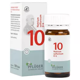 BIOCHEMIE Ploughmans Plaster 10 Natrium sulphuricum D 6 tbl, 100 pcs