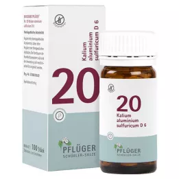 BIOCHEMIE Ploughmans 20 Potassium alumin.sulphur.D 6 Tab, 100 pcs