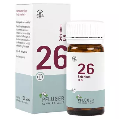 BIOCHEMIE Pflüger 26 Selenium D 6 Tablets, 100 pc