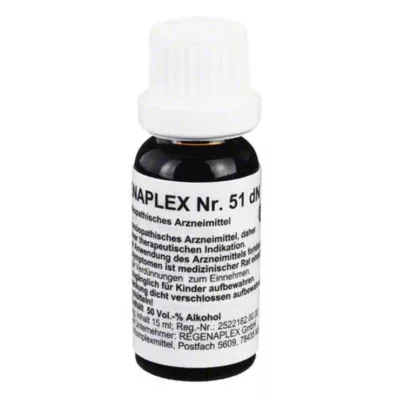 REGENAPLEX No.51 dN drops, 15 ml REGENAPLEX No.51 dN drops, 15 ml