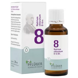 BIOCHEMIE Ploughmans Plaster 8 Natrium chloratum D 6 drops, 30 ml