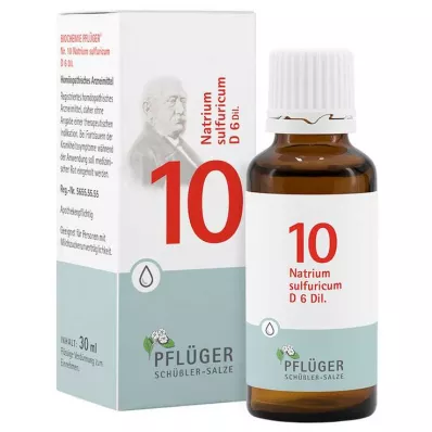 BIOCHEMIE Ploughmans Plaster 10 Natrium sulphuricum D 6 drip, 30 ml