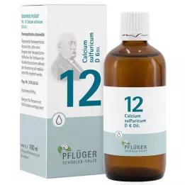 BIOCHEMIE Ploughmans Remedy 12 Calcium sulphuricum D 6 drip, 100 ml