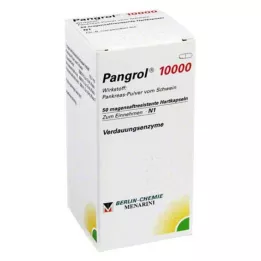 PANGROL 10,000 hard caps with enteric-coated pell, 50 pcs