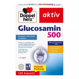 DOPPELHERZ Glucosamine 500 Capsules, 120 Capsules