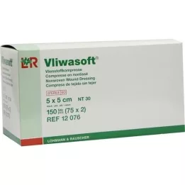 VLIWASOFT Fleece compresses 5x5 cm sterile 4l., 150 pcs