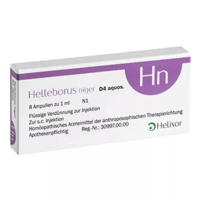 HELLEBORUS NIGER D 4 aquos.ampoules, 8 pcs HELLEBORUS NIGER D 4 aquos.ampoules, 8 pcs