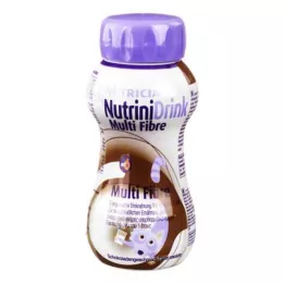 Nutrinid drink Multi Fiber chocolate flavor, 200 ml