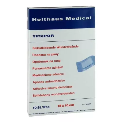 WUNDVERBAND Ypsipor sterile 10x15 cm, 10 pcs WUNDVERBAND Ypsipor sterile 10x15 cm, 10 pcs