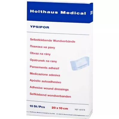 WUNDVERBAND Ypsipor sterile 10x20 cm, 10 pcs WUNDVERBAND Ypsipor sterile 10x20 cm, 10 pcs