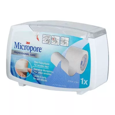 MICROPORE Non-woven plaster 2.5 cm x 5 m with tear-off 1530NP-1SD, 1 pc