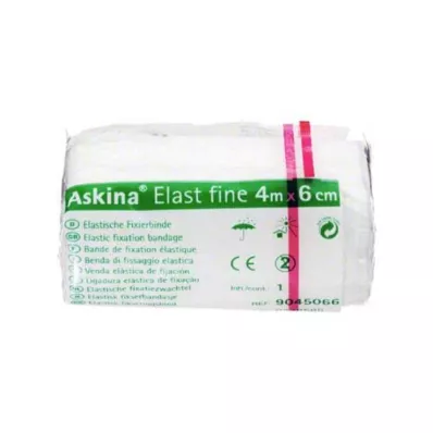 ASKINA Elast Fine bandage 6 cmx4 m cellophane, 1 pc ASKINA Elast Fine bandage 6 cmx4 m cellophane, 1 pc