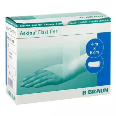 ASKINA Elast Fine Bandage 6 cmx4 m loose, 20 pcs ASKINA Elast Fine Bandage 6 cmx4 m loose, 20 pcs