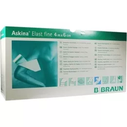 ASKINA Elast Fine bandage 6 cmx4 m loose, 100 pcs