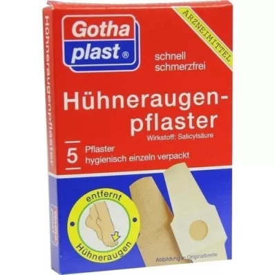 GOTHAPLAST Cornmed corn plaster 2x6 cm, 5 pcs