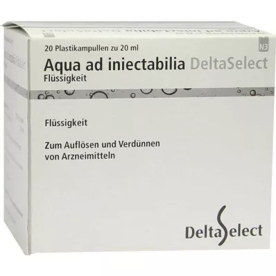 AQUA AD iniectabilia plastic, 20X20 ml
