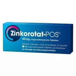 ZINKOROTAT POS enteric-coated tablets, 20 pcs