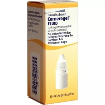 CORNEREGEL Fluid eye drops, 10 ml