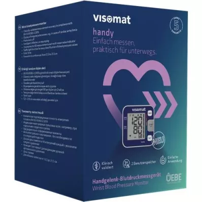 VISOMAT mobile wrist blood pressure monitor, 1 pc