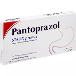 PANTOPRAZOL STADA protect 20 mg enteric-coated tablet, 14 pcs