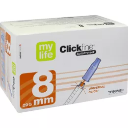 MYLIFE Clickfine AutoProtect pen needles 8 mm 29 G, 100 pcs