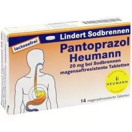 PANTOPRAZOL Heumann 20 mg b.Sodbrennen msr.Tabl., 14 pcs