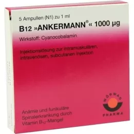 B12 ANKERMANN 1,000 μg Ampoules, 5X1 ml